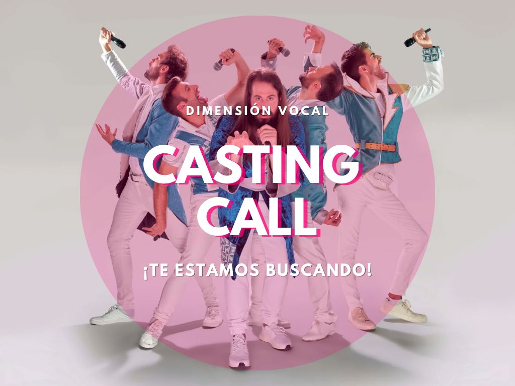 Imagen de "CASTING CALL" de Tenores para Dimensión Vocal